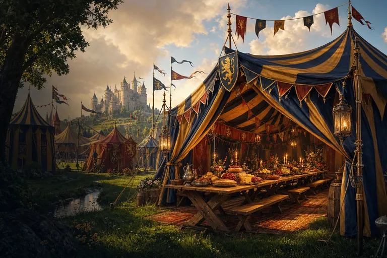 Striped Tent Banquet cover art